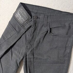 Levi's Jeans Mens 36/32 Black/Gray 511 Slim Fit Stretch Denim Pants Lightweight